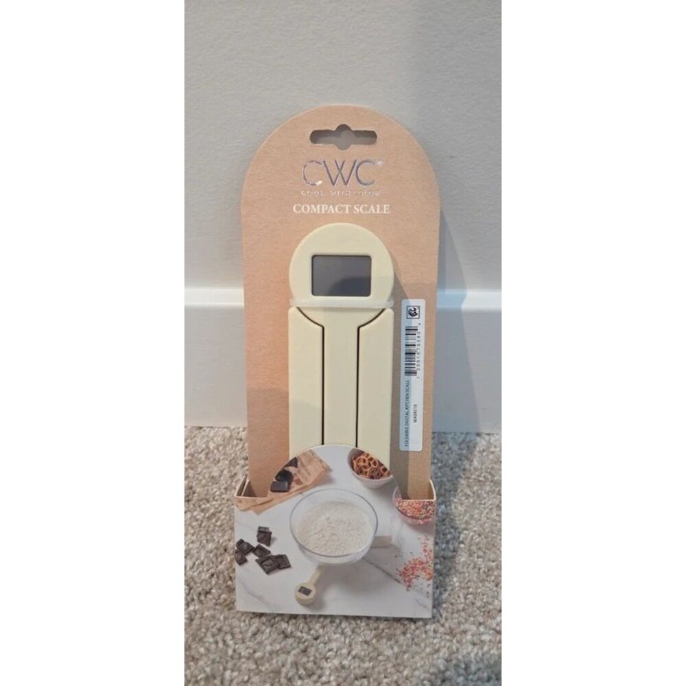 Foldable digital kitchen scale